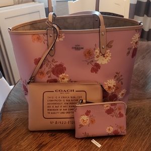 Reversible Coach Tote
